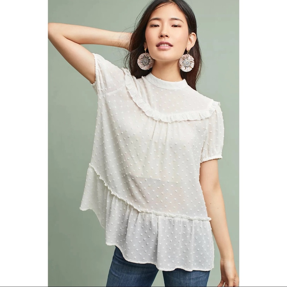 Anthropologie Elissa Textured Tunic